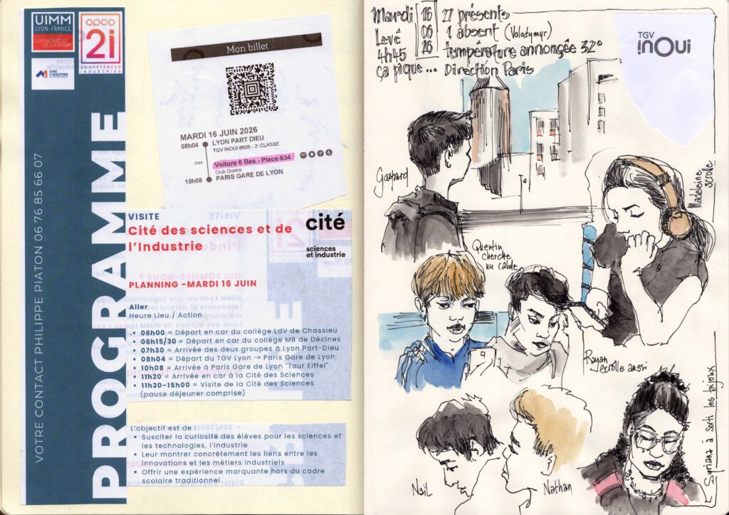 La tête dans les étoiles, les pieds dans l’industrie 7 carnet de poche 16 06 2026 page 1